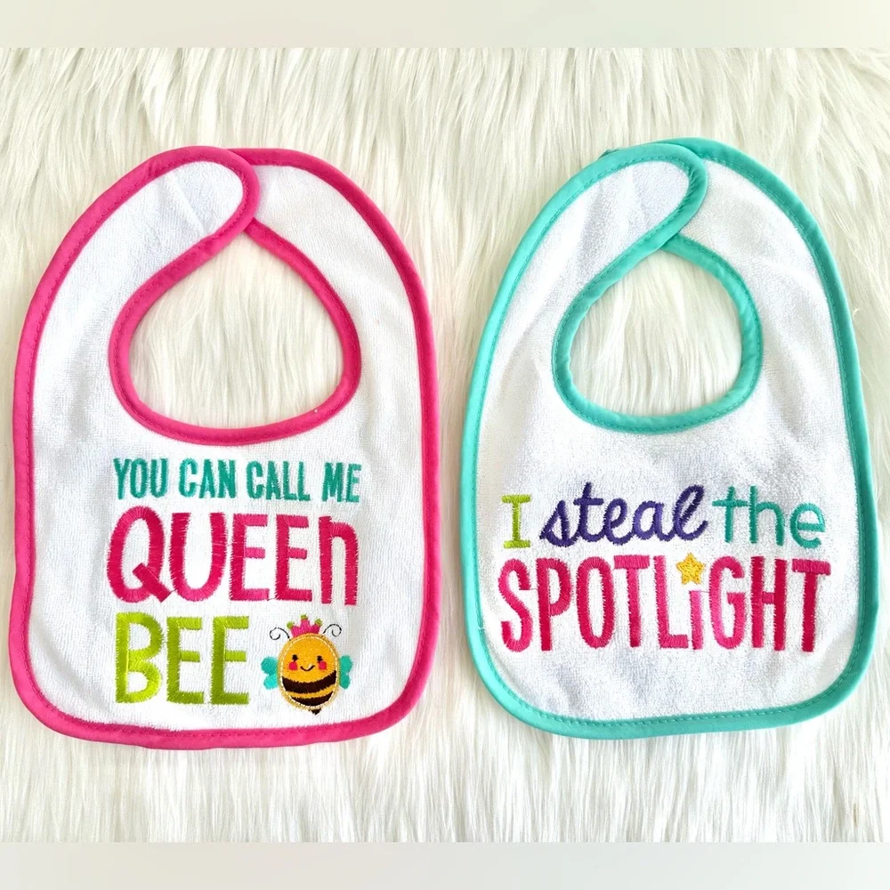 QUEEN BEE BIB SET